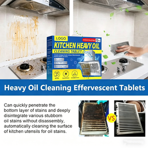 Film effervescent nettoyant <span class=keywords><strong>pour</strong></span> taches d'huile de cuisine transfrontalière, agent de nettoyage <span class=keywords><strong>pour</strong></span> hotte et cuisinière, modèle KJ-CDYWQJP - Product Image 2
