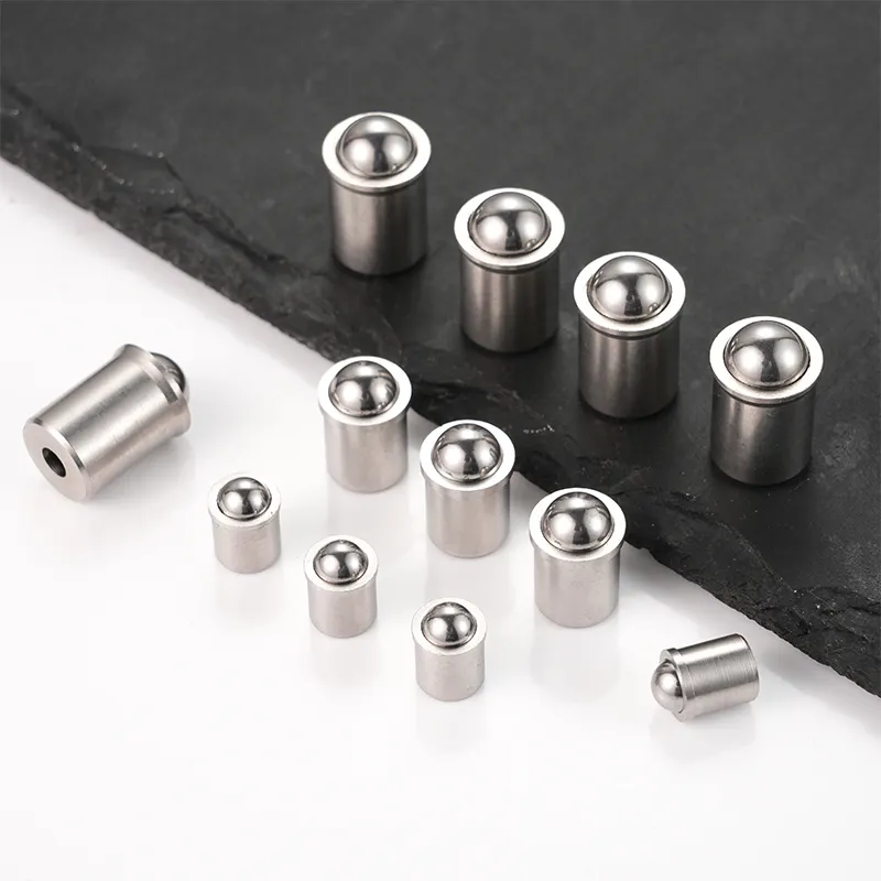Factory Direct Sales Elastic Positioning Beads Press-in Ball Head Plunger Stainless Steel Spring Ball Plunger