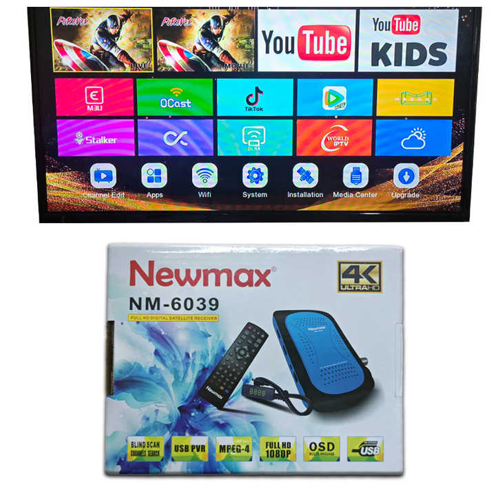 Newmax DVB-S2 Decoder - Free to Air Satellite TV Receiver