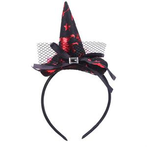 Wholesale Halloween Pumpkin <b>Spider</b> Headband Wizard Witch Hat Headbands for Children Adult - Product Image 6
