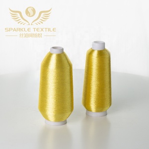 Sợi Kim Loại Lấp Lánh <span class=keywords><strong>ST</strong></span> Sợi Zari Sợi Kim Loại Nhật Bản Màu Vàng Nguyên Chất 150D Sợi Thêu Kim Loại Hilo - Product Image 2