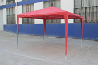 Tonnelle portable 3x3m en acier noir pour jardin, avec moustiquaire et parois latérales zippées, idéale pour patio et extérieur