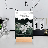 Tailai Menu Carte Place Titulaires Bois Petit Photo Photo Titulaires pour La Fête De Mariage Décoration Photo Affichage