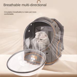 กระเป๋าเป้สะพายหลังสำหรับแมวและสุนัขความจุขนาดใหญ่น้ำหนักเบามีช่องใส่แคปซูลแบบพาโนรามามีรูปแบบแข็งแรงทนทาน - Product Image 2
