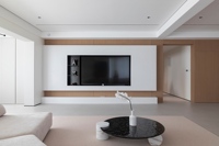 Meuble TV mural extensible moderne personnalisé, centre de divertissement, salon, console multimédia en bois de la marque DREAMER