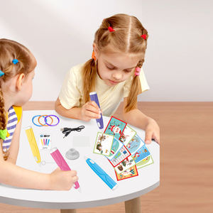 Fournitures de noël décoration cadeaux enfant créatif bricolage Graffiti <span class=keywords><strong>peinture</strong></span> jouets artisanat <span class=keywords><strong>Kit</strong></span> 3D dessin stylo père noël bonhomme de neige motif - Product Image 3