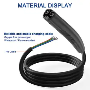 High Quality Protabl Ev Charger 40A High Quality Electric Vehicle NACS Cable Fast Type1 Ev Charger Box