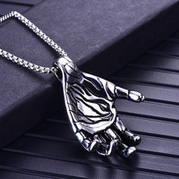 Collier pour homme en acier inoxydable 316L PVD, personnalisé, étanche, style hip-hop punk rock créatif, microphone, best-seller