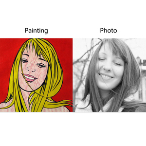 Regalo Personalizado, Cuadro de Lona Pintado a Mano, Imagen de Mujer, Pintura al Óleo Realista Personalizada, Retrato Artístico a Partir de Foto - Product Image 3
