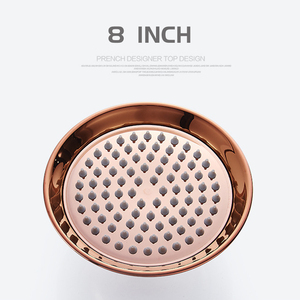 Ensemble de <span class=keywords><strong>douche</strong></span> de luxe Antique or Rose 3 fonctions en laiton fixation de bain et <span class=keywords><strong>douche</strong></span> ensemble de robinets rétro mélangeur d'eau - Product Image 4