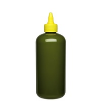 Nouvelles bouteilles en plastique HDPE personnalisées OEM pour huile d'olive, distributeur de sauce à presser avec bouchons torsadés, bouteilles en plastique pour l'emballage de collations