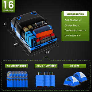 Muestra Gratuita, Bolsa de Carga Resistente para Techo de Auto, Portaequipajes de 20 Pies Cúbicos, Impermeable, Bolsa de Transporte Suave para Vehículos - Product Image 4