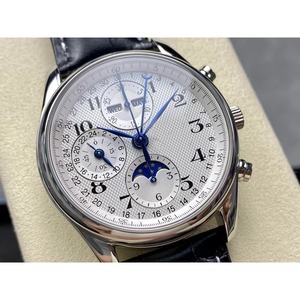 Montre décontractée automatique mécanique pour homme Drioshipping Guanqin en cuir véritable avec phases de lune - Product Image 2