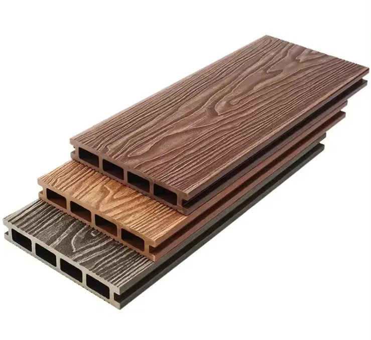 Haute qualité nouveau facile à entretenir propre bon prixrésistance à la température Anti-Uv Decking extérieur Wpc Decking