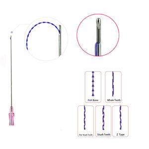 Cánula Cónica de Presión para Clínica Médica, Hilos Coreanos, Cánula <span class=keywords><strong>L</strong></span> Inocente 18G 19G, Hilos PDO PCL para Lifting Facial - Product Image 2