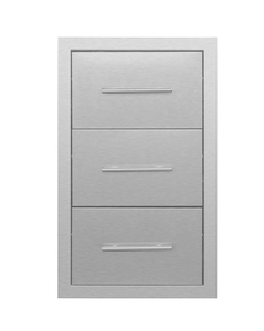 Armadio da <span class=keywords><strong>Cucina</strong></span> Speciale in Acciaio Inossidabile con Tre Cassetti, Montaggio a Parete per Uso Interno/Esterno, Facile da Aprire e Chiudere - Product Image 4