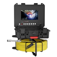7 pouces 17mm tuyau caméra vidange égout Pipeline endoscope industriel DVR enregistrement vidéo 20M câble
