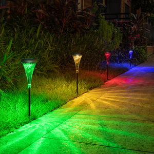 Luci Solari RGB 3000K per <span class=keywords><strong>Casa</strong></span> e Giardino, Illuminazione Decorativa da Esterno a LED, Prezzo Competitivo, IP65, a Forma di Fiore - Product Image 4