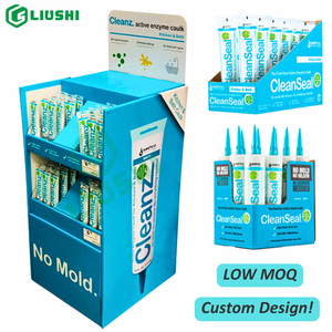 Pistola selladora de calafateo personalizada, suministros de reparación de Hardware, pistola de calafateo, sellador de salchichas, soporte de exhibición de cartón corrugado Pop para tienda - Product Image 1