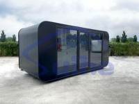 Suihe 5m Maison préfabriquée Pod Capsule préfabriquée Chambre d'hôtel Couchage pomme Pod Cabine avec chambre