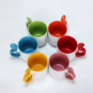 Quà Tặng Tùy Chỉnh 12Oz Màu Bên Trong Thăng Hoa Trống Muỗng Cà Phê Mug Cho Trang Trí Nhà - Product Image 6