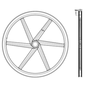 Juego de ruedas de carretera de 6 radios de carbono de fábrica, llantas sin cámara de freno de disco, 31mm de ancho, 40mm de profundidad, rueda de bicicleta de carreras <span class=keywords><strong>DT</strong></span> <span class=keywords><strong>240</strong></span>, Cubo de bloqueo central - Product Image 6
