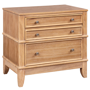Hazel 3 <b>Drawer</b> <b>Side</b> <b>Table</b> For Living Room Hallway Entryway - Product Image 5