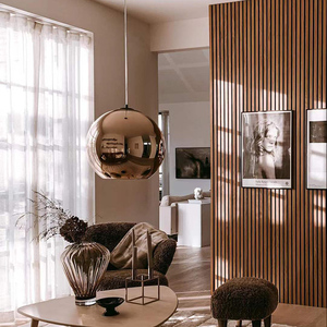 Pannello Decorativo in Legno a Doghe, Resistente all'Umidità, con Nucleo Rigido e Sistema di Giunzione Senza Soluzione di Continuità, per Acustica in Centri Congressi, Acquisto all'Ingrosso - Product Image 6