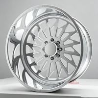 Jantes forgées personnalisées 22x12 24x14 26x14 8x165.1 8x170 à déport profond polies pour Ram 2500 3500 Ford F250 F350 Chevy Silverado