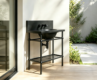 Pieds de base robustes pour table de jardin, comptoir, îlot, station de lavage, plan de travail en pierre, console de présentation, anti-rouille, résistant à l'eau