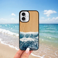 Coque de téléphone en bois 2026 pour iPhone 17 18 Pro, artisanat en bois massif fait main