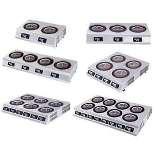 Poêle en céramique commerciale Poêle à têtes multiples 3500w Équipement de cuisine haute puissance Cuisinière à <span class=keywords><strong>induction</strong></span> multifonction Restaurant - Product Image 2