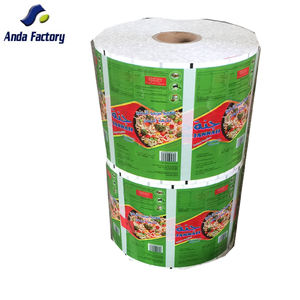 מחיר המפעל עיצוב מותאם אישית מזון כיתה אריזה מקרוני ספגטי אטריות פסטה פלסטיק סרט אריזה - Product Image 1