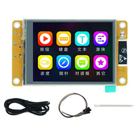 ESP32 Layar Pintar 2.8 inci 65K Warna RGB IPS Layar Sentuh LCD LVGL WIFI BT TFT Papan Pengembangan dengan Resolusi 320x240