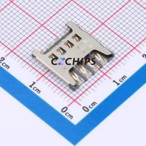 HYCW238-SIM08-150B SIM Card Connector SMD Connector Plug-In Type Micro SIM Card Card Holder No Card Detection - Product Image 1