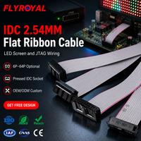 IDC 2,54mm Graues Flachbandkabel FC 6 8 10 16 20 64 Pin IDC-Buchse LED-Bildschirm JTAG Download-Kabelbaum