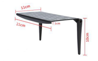 Étagère de rangement pour écran d'ordinateur TV, en acier inoxydable, support pour routeur sans fil, boîte de décodeur, étagère pour le stockage de télévision