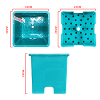 Kit de pompe à eau et contrôleur pour système de culture hydroponique EBB & FLOW Chin Eco-Friendly Durable Bloom Farmhouse Garden Home, 1200L, avec tuyau PVC droit