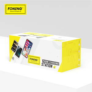 FONENG 2022 Top Hot EU 2.4A Trạm Sạc Kit Kép Usb Và QC3,0 F Nhanh Sạc Cáp Dữ Liệu Giá Tốt Nhất - Product Image 3