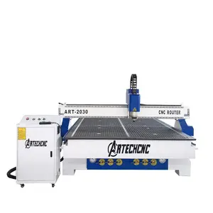 3 eixos cnc woodworking máquina 2030 cnc com mesa de vácuo para porta armário