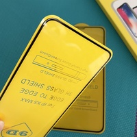 Protection d'écran en verre trempé 9H 2.5D pour iPhone 17/16/15/14/13/12/11/X/8/7/6, lot de 3 couvertures intégrales avec technologie d'impression soyeuse 9D