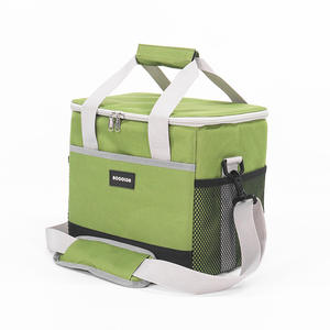 Sac à lunch isotherme de grande capacité Sac fourre-tout réutilisable avec fermeture éclair pliante Sac étanche Coolerbox - Product Image 3