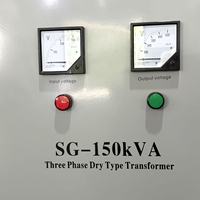 Transformateur d'isolement triphasé sec 150 kVA, transformateur élévateur/abaisseur haute puissance, alimentation industrielle CE