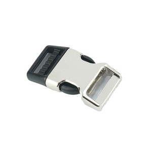 หัวเข็มขัดล็อคอัตโนมัติ โลหะผสมสังกะสี เส้นผ่านศูนย์กลางภายใน 20 มม. สีเงิน สำหรับกระเป๋า เข็มขัด เสื้อผ้า เป้สะพายหลัง สายรัดสัตว์เลี้ยง - Product Image 3