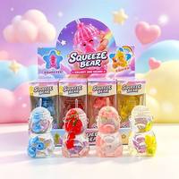 Jouet sensoriel transparent en forme de lapin, pâte à modeler souple, figurine animale à presser, 12 pièces, pour les 14 ans et plus