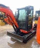 Excavadora de cadenas usada Kubota U27-4 de alta calidad, máquina excavadora con motor diésel eficiente y sistema hidráulico confiable