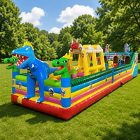Château gonflable pour enfants avec toboggan trampoline pour usage commercial et mariages, décoration de terrain de jeux écologique