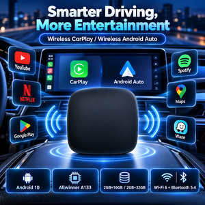 Boîtier AI portable, adaptateur multimédia AI sans fil Bluetooth Android Auto CarPlay 2+16/4+32 Go - Garantie 1 an pour YouTube OEM ODM - Product Image 5
