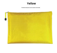 Bolsa de Almacenamiento con Cremallera y Carpeta para Documentos de Tela Oxford Impermeable Personalizada al por Mayor B4