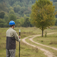 Perangkat Penentuan Posisi GNSS/IMU RTK Ringkas dengan Antena Spiral Eksternal untuk Tim Survei dan Inspeksi Lapangan